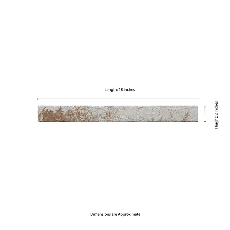 Capella Brick Look 2" X 18" Matte Porcelain Floor and Wall Tile