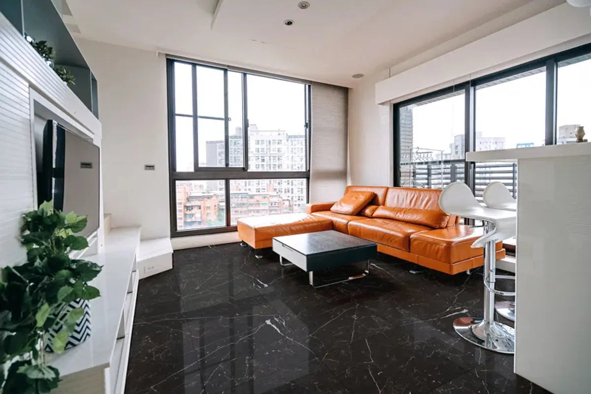 Regallo 24" X 24" Marble Look Polished Porcelain Wall & Floor Tile