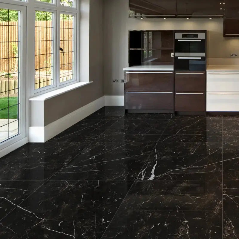 Regallo 24" X 24" Marble Look Polished Porcelain Wall & Floor Tile