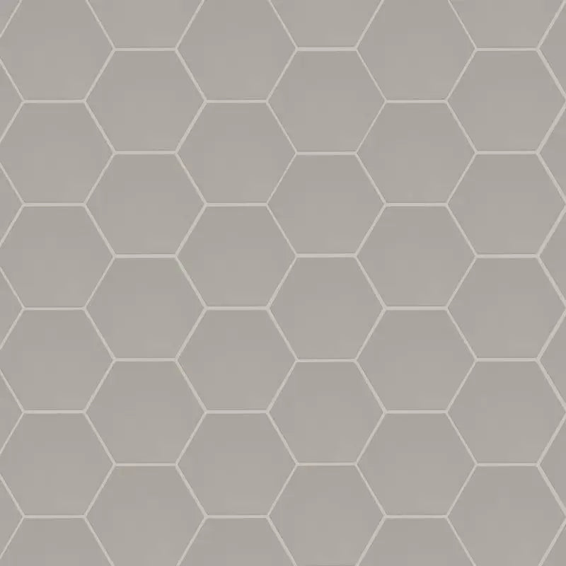 Hexley 9" X 10" Matte Porcelain Hexagon Floor and Wall Tile