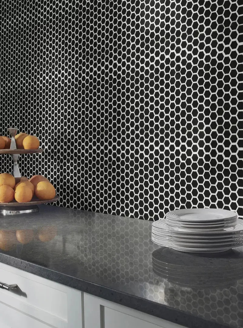 Retro 1" X 1" Porcelain Mosaic Tile