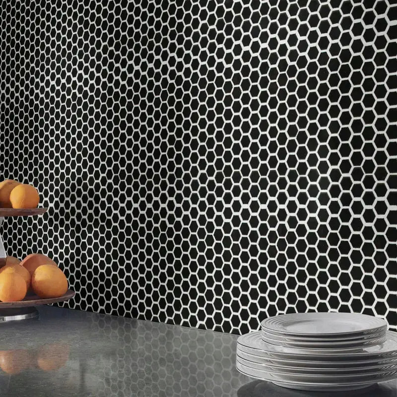 Retro 1" X 1" Porcelain Mosaic Tile