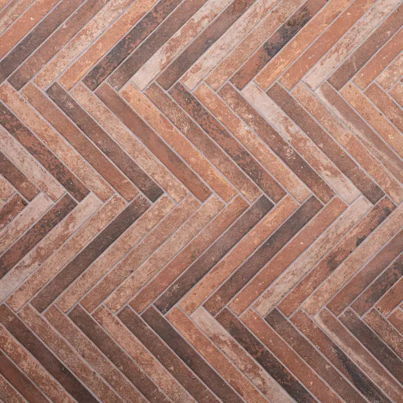 Capella Brick Look 2" X 18" Matte Porcelain Floor and Wall Tile