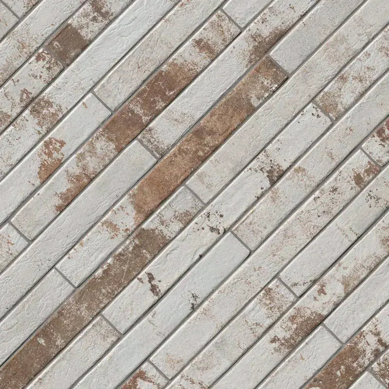 Capella Brick Look 2" X 18" Matte Porcelain Floor and Wall Tile